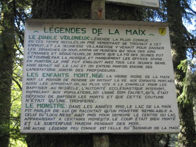 Legendes de la Maix