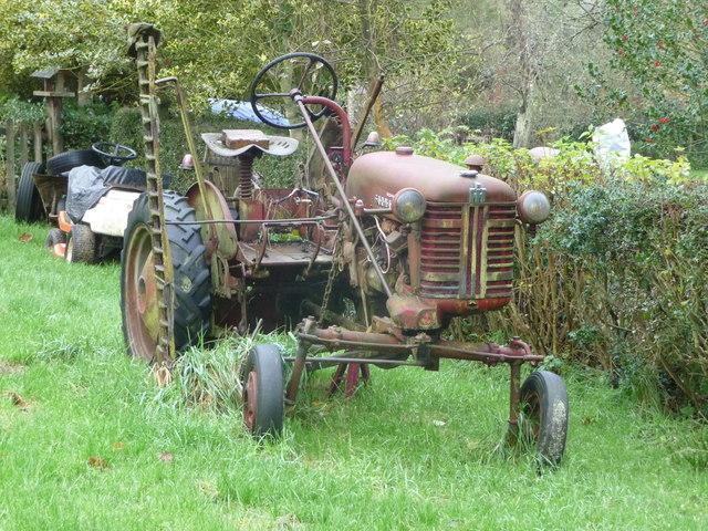 Old tractor at Lem Hill near Far Forest